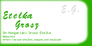 etelka grosz business card